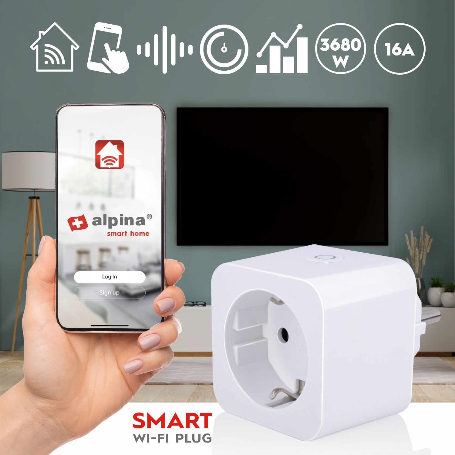 Smart Indoor plug 3680W